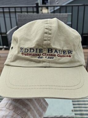 Eddie Bauer Khaki Baseball Cap